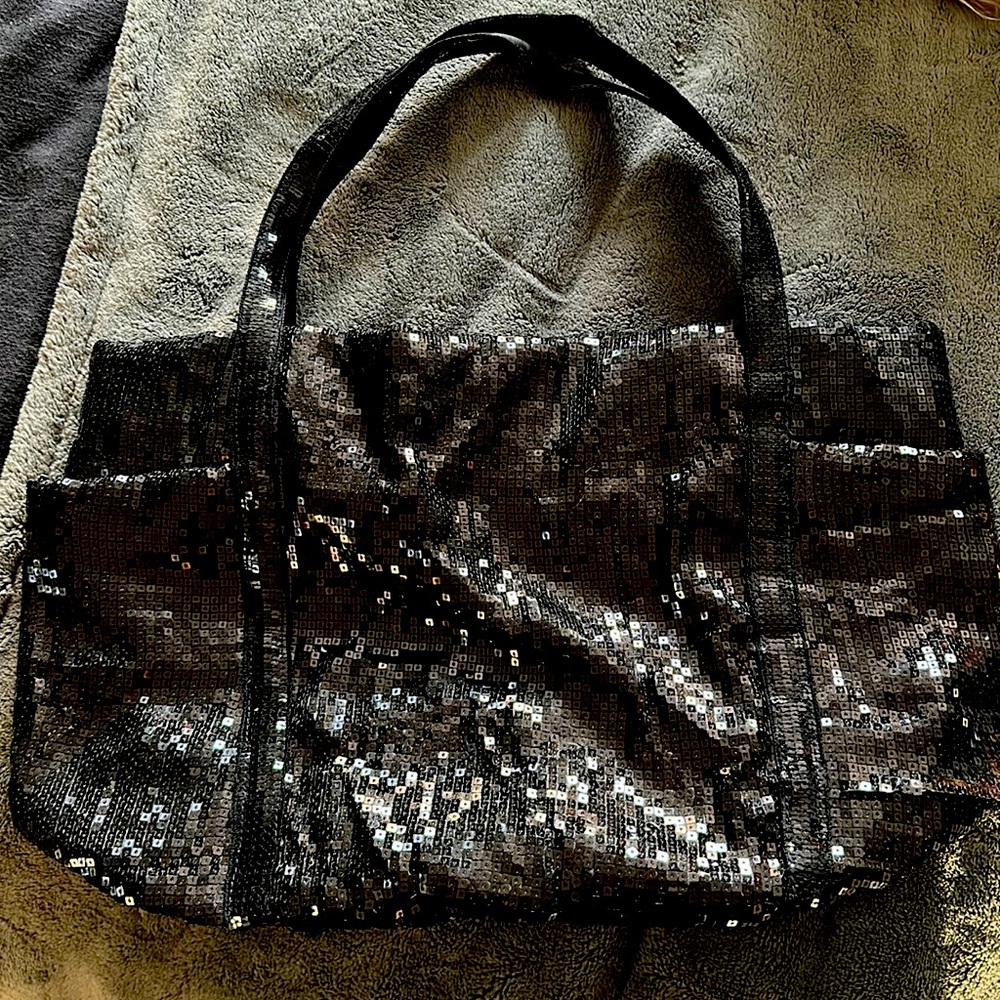 Gap, Black Sequin Tote